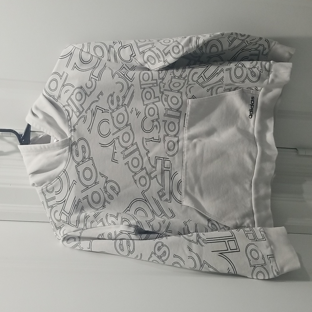 Adidas Hooded Sweatshirt Large 14/16